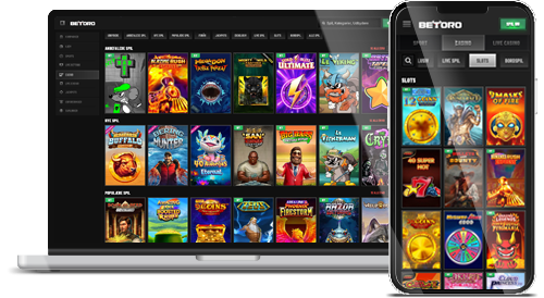 Betoro casino hjemmeside på desktop og mobil