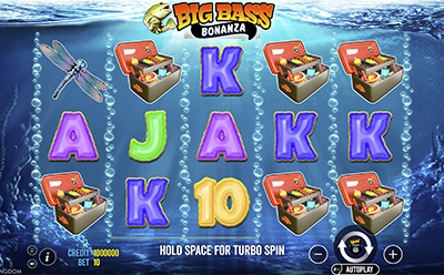 Big Bass Bonanza spillemaskine på Luna Casino.