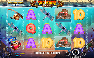 Big Bass Splash spillemaskinen på JackpotBets danske online casino