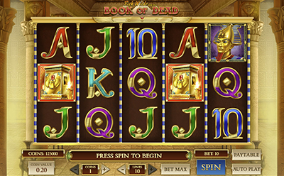 Book of Dead spillemaskinen på bwin online casino