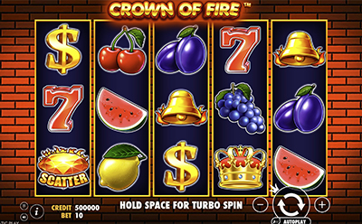 Crown of Fire Slot Spil hos Betit DK Online Casino