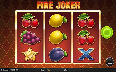 Fire Joker Slot hos SlotsMagics danske online casino
