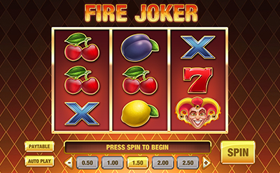 Fire Joker spillemaskinen på JackpotBets danske online casino