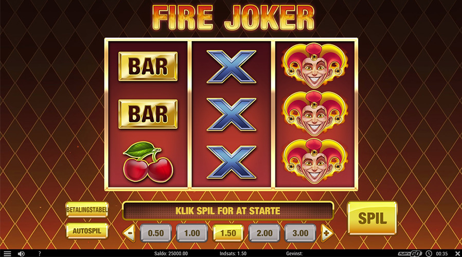 Fire Joker spil online gratis
