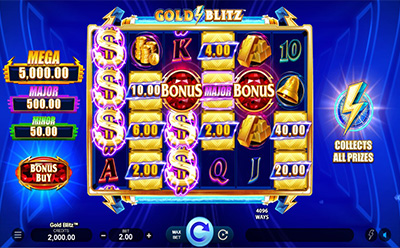Gold Blitz spilleautomaten på Expekts danske onlinekasino