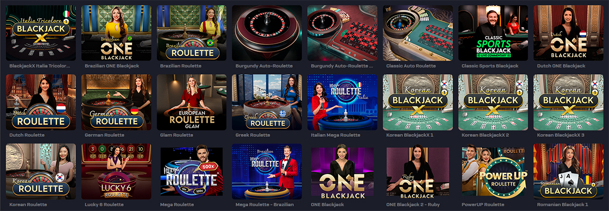 JackpotBet roulette, blackjack og andre bordspil