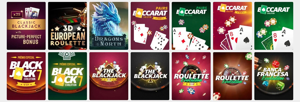 Karamba Roulette, Blackjack & Andre Bordspil