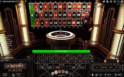 Lightning Roulette Live Casino Game
