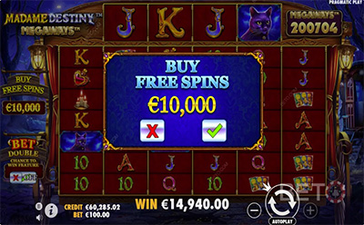 Madame Destiny Megaways Slot Gratis Spins