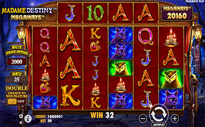 Madame Destiny Megaways Slot Mobil