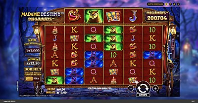 Madame Destiny Megaways slot spil hos Megaways Casino