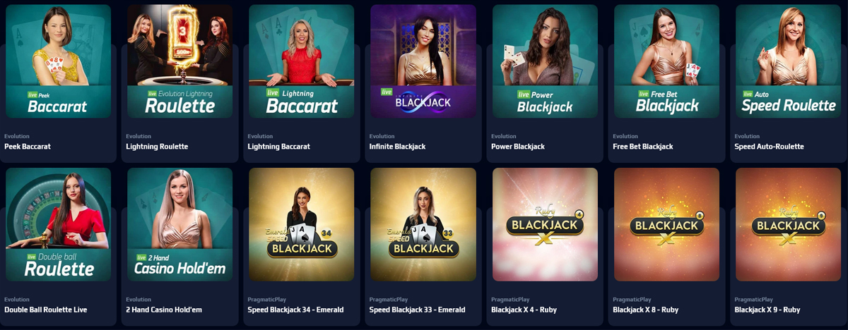 NetBet Roulette, Blackjack & Andre Bordspil