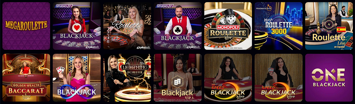 The PlayKasino Roulette, Blackjack & Other Table Games