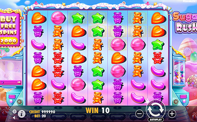 Sugar Rush Slot hos SlotStars danske online casino