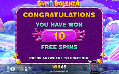 Sweet Bonanza Slot Gratis Spins