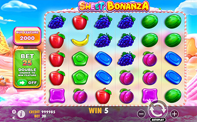 Sweet Bonanza Slot hos SlotStars danske online casino