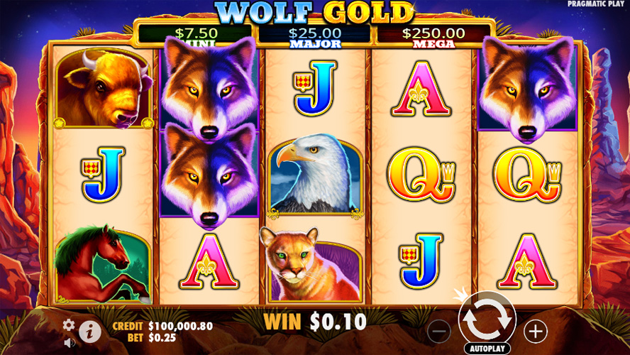 Wolf Gold spil online gratis